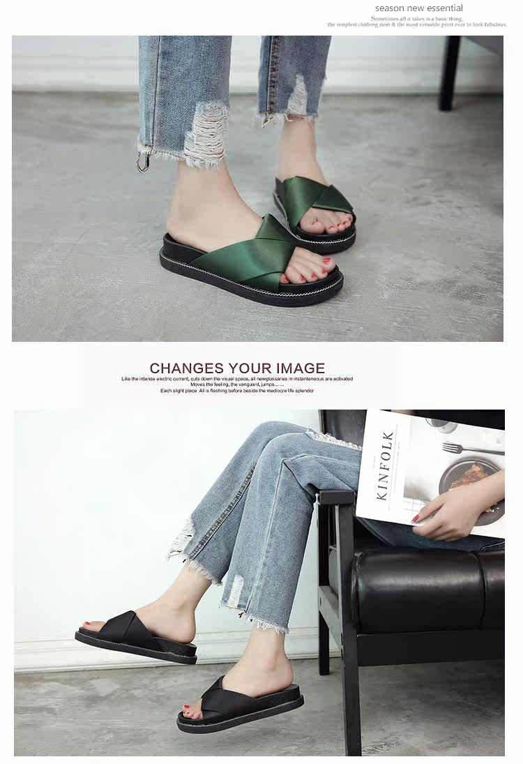 Sandales femme      en satin - Ref 2672090 Image 13