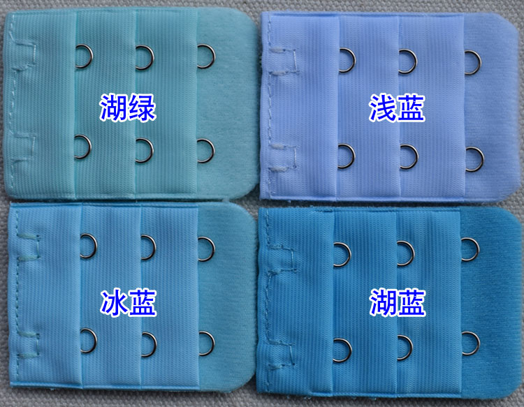 Lớn ba hàng hai khóa 3 hàng 2 khóa đồ lót móc điều chỉnh lại nút áo ngực khóa khóa dài khóa áo ngực khóa mở rộng khóa dây nối áo lót trong suốt