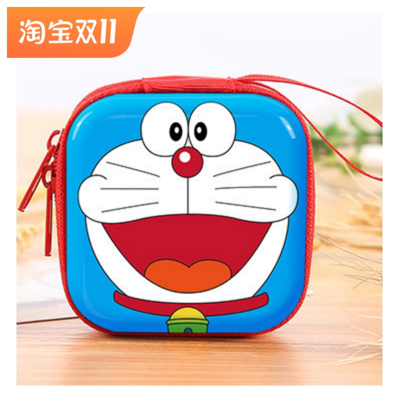 Hearing aid carrying case storage bag finishing box portable headphone case shockproof compression zipper pouch