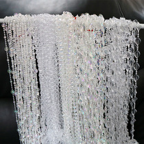 Acrylic Beads Curtain Diy Handmade Material Plastic Imitation Crystal New Wedding Road Leading Ceiling Cirque Prop Wire