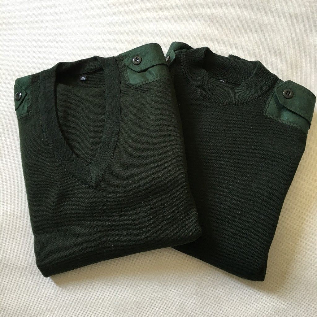 New style sweater Crew neck cadre men's sweater pants stand collar O collar cotton thread jacket warm fleece jacket olive green V neck