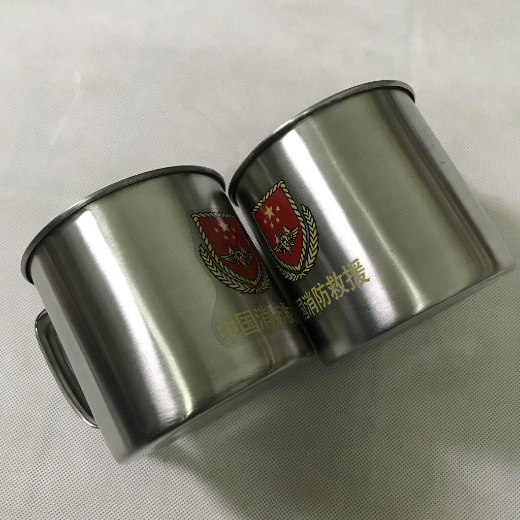 4 stainless steel outlet cup 19 stainless steel tooth cylinder tea cup fire army training water glass tooth cup