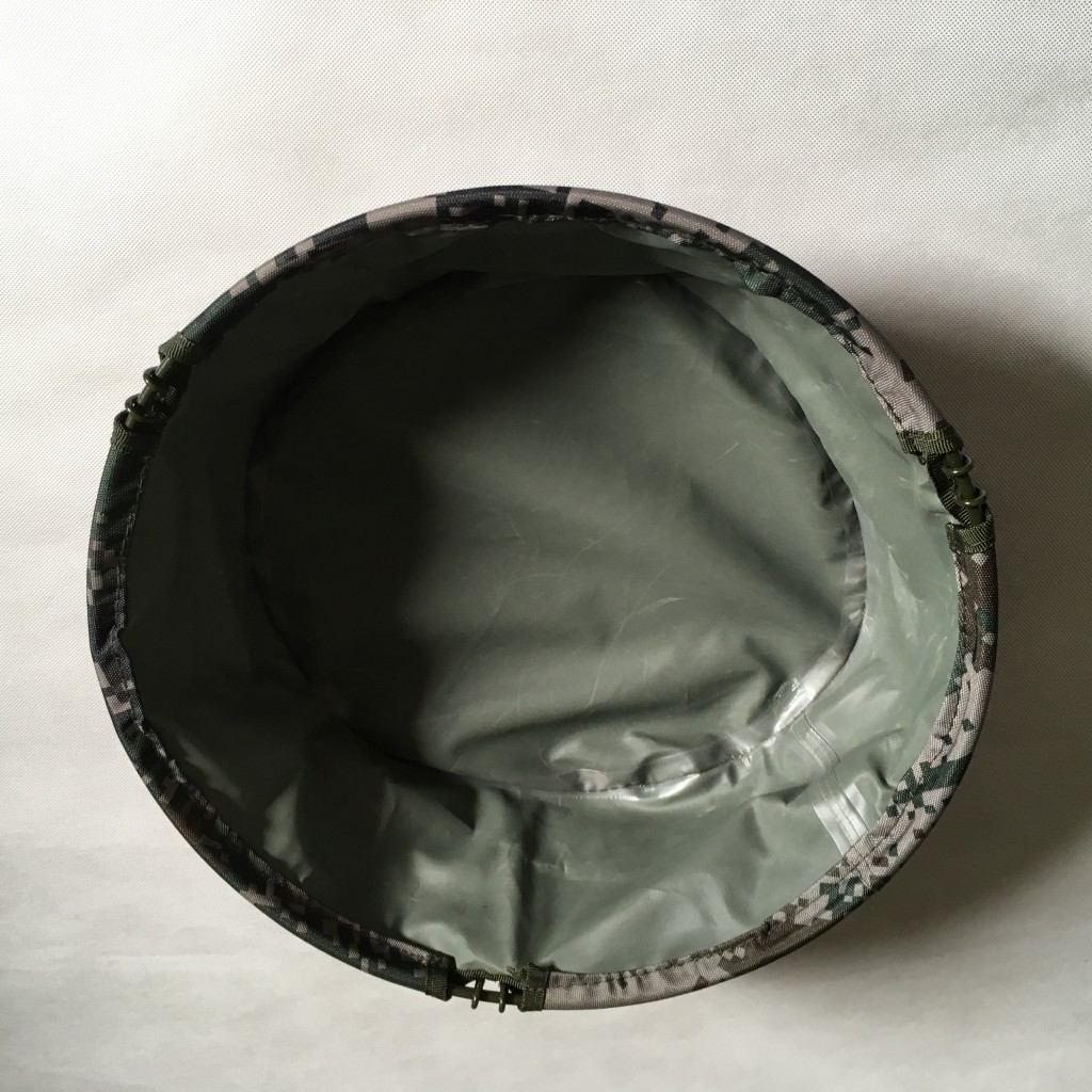 Classic Old Canvas Portable Folding Washbasin Lapracticing Camping Outdoor Camouflay PU Cloth Field Training Waterproof Cloth