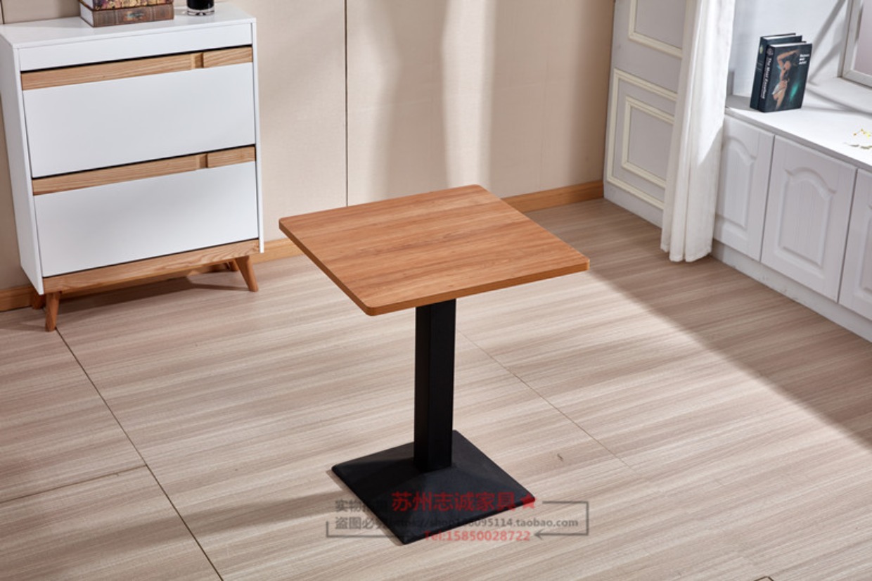 Triển lãm để thảo luận về bàn nhỏ màu đen bàn tròn bàn 4S cửa hàng đàm phán giải trí đơn giản quán cà phê cửa hàng trà bàn ghế kết hợp - Bàn bàn để máy tính nhỏ gọn