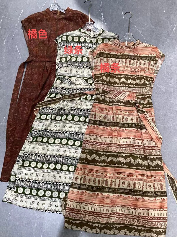 2026 Summer Model 13Dj-6708 Fashion Printed Dress m Bust 96 Waist 74 Skirt Length 119 No Returns No Exchanges 2026 Summer Model 13Dj-6708 Fashion Printed Dress m Bust 96 Waist 74 Skirt Length 119 No Returns No Exchanges
