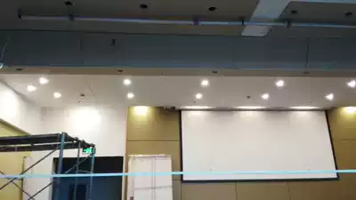 7 meters electric lifting monogram canvas strip lifting rod remote control automatic lifting banner inkjet cloth lift