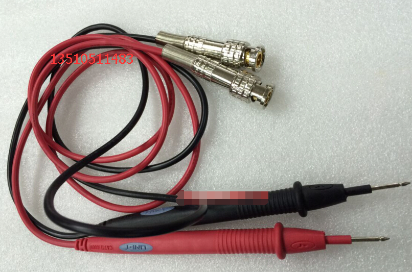 RF BNC test line BNC to multimeter pen oscilloscope test needle Q9 revolution table pen signal cable