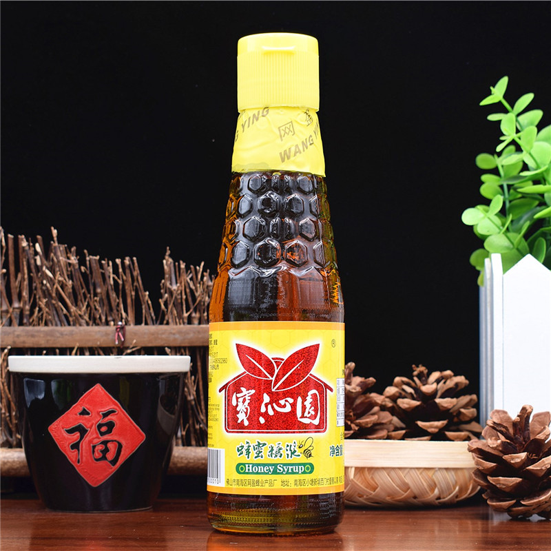 4 bottles of Baoqinyuan honey-flavored syrup 330g barbecue seasoning honey juice bottled honey syrup barbecue honey