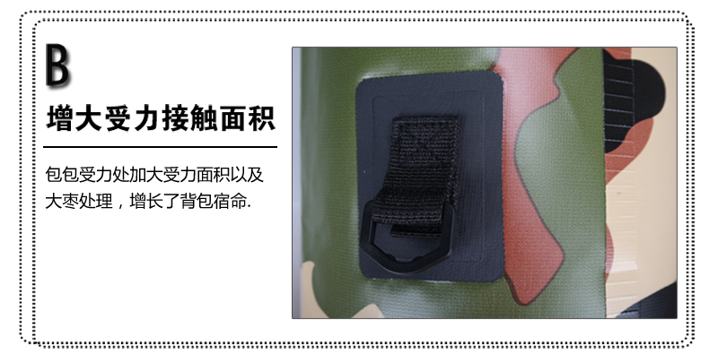 Túi chống thấm nước bơi túi lưu trữ trong suốt dày PVC bãi biển tắm tắm ngụy trang vai túi nam không thấm nước hộp balo không thấm nước