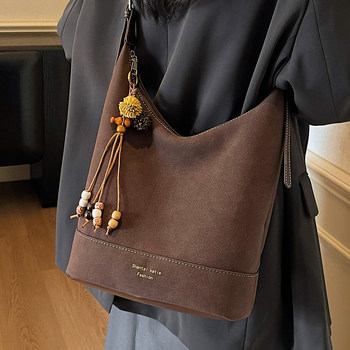 Autumn and winter popular suede armpit bag for women