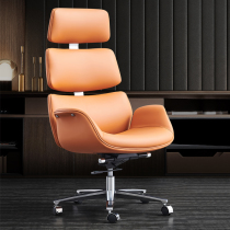 Light extravagant office chair designer high-end large class chair ergonomic computer chair comfortable for long time sitting boss chair can lie down
