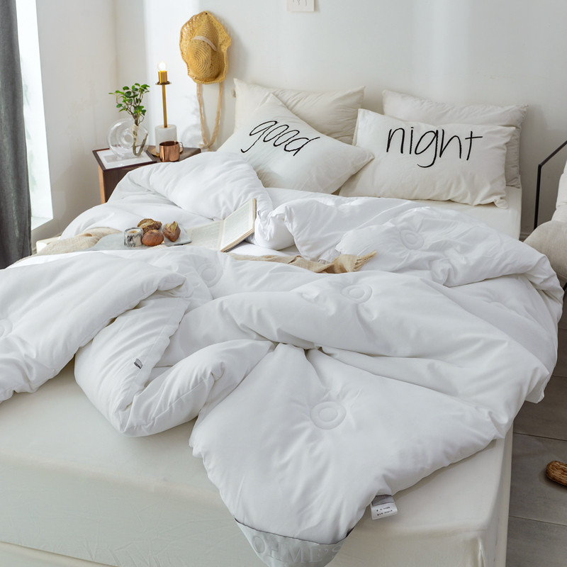 Seven holes winter warm winter quilt thickened by core autumn and winter down silk quilt core bedclothes Bedding Guest's bedside singles double