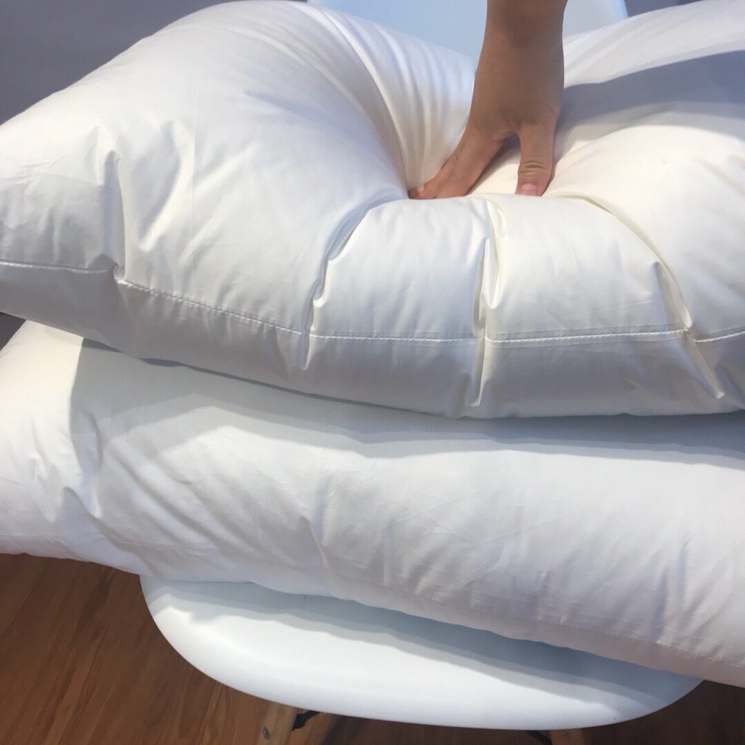 Imported Plume Full Cotton Fabric Fluffy High Pillow Five Star Hotel Adults With Pillow Slow Rebound Pillow Core 1