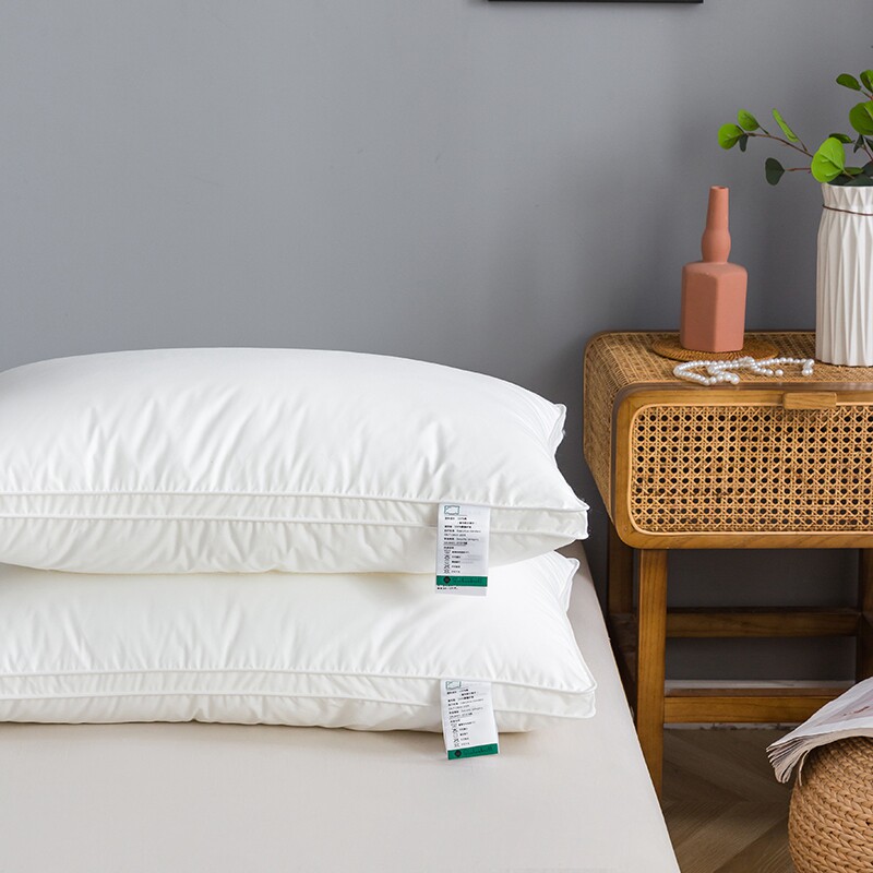 Five-star hotel base with high fluffy pillow core washable rectangular pure cotton pillow fibre pillows