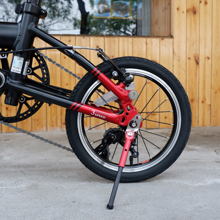 dahon BYA412 foot support K3 foot support side bracket k3 plus support folding car aluminum alloy parking rack