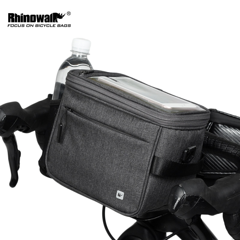 Rhinoceros self-propelled car front to bag multifunction phase locomotive first bag phone touch screen map bag for long distance cycling bag