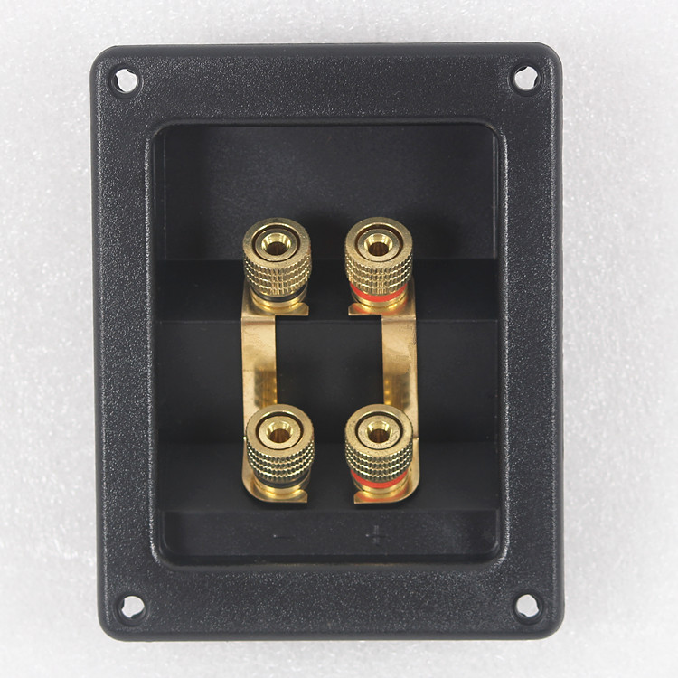 Special price clearance bin four speaker junction box junction terminals HiFi acoustics empty box ABS cuisine line box T3