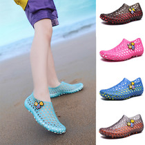 Parent-child river tracing shoes Small size hole shoes Children 3132 33 34 beach shoes women wear water sandals outside the sea