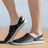Giày sông lội dép nam giày đi biển chống trượt ngoài trời giày nam lỗ dép đi biển dép sandal đôi nam sử dụng - Khởi động ngoài trời giày giữ ấm