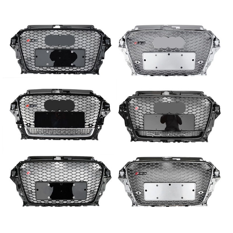 14-16 new A3 retrofit RS3 mid net RS3 cellular grid 8v grilles black midnet suitable for odi A3