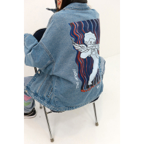 Sai Xiaolao original retro short denim jacket womens 2021 spring and autumn new ins tide spring jacket top