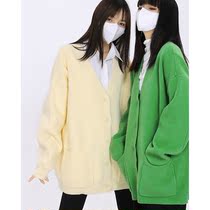 Racing Small Sloppy Sweater Cardigan Jacket Woman Spring Autumn Design Sensation Crowds Exterior Lap Comeback Ancient Loose Long Sleeve Knitted Blouse