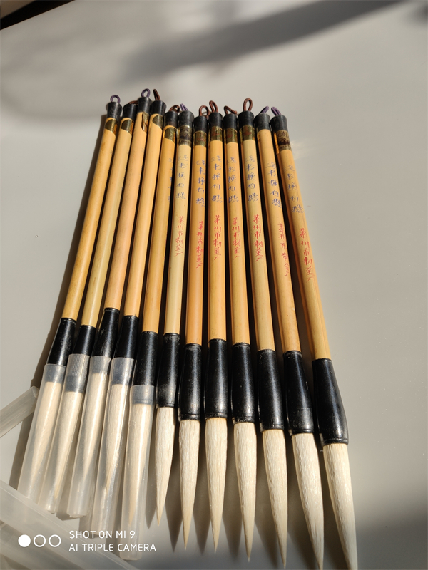 The old brush pen in Laizhou's brush-brush county, the No. 3 book for the white goose, the white goose, the brush of the brush, the brush of the pen in 90s