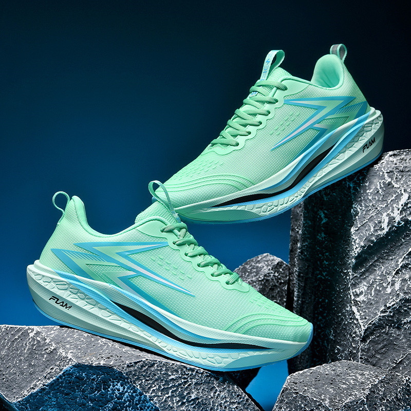 Super Flying Running Shoes Summer 2026 New Student Carbon Plate Running Shoes Lightweight Shock Absorbing Youth Sports Shoes