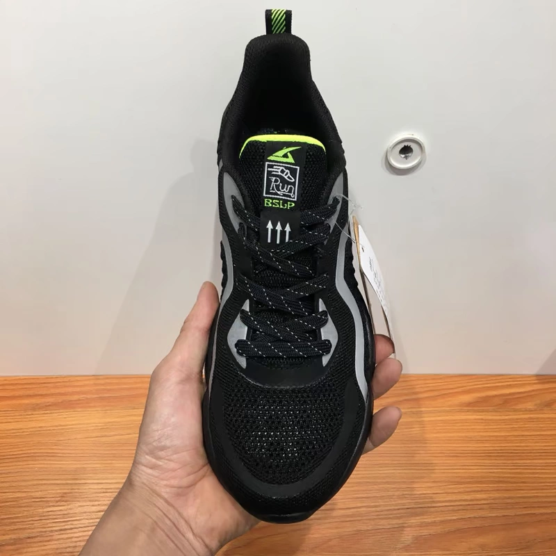 Biao Biao Mountain Wolf Sports Running Shoes nam 2020 Summer Leisure Trang web chính thức Vải rỗng thoáng khí khử mùi kháng khuẩn Trơn trượt nhẹ - Giày chạy bộ