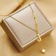 Letter necklace for women cross-border square letter necklace temperament pendant women's sweater chain