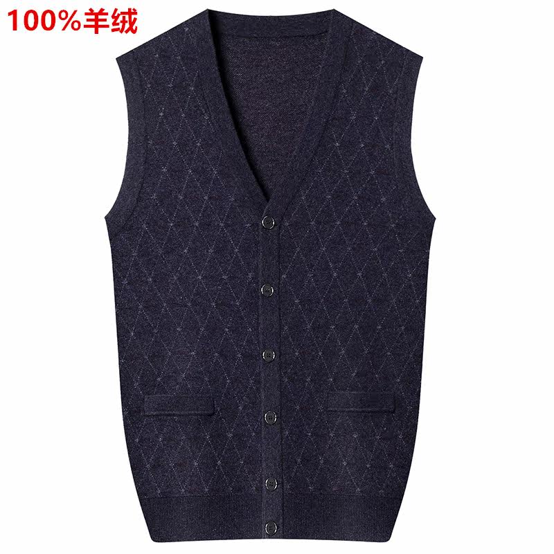 100 Pure Kashmir Cashmere Sweatshirt Thickened V Collar Cashmere Sweater Waistcoat Pocket Plaid Sweatshirt Sweatshirt Knitwear