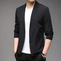 High-end men casual suit spring and autumn new business small suit middle-youth coat daddy dress