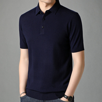 100 pure cashmere men in autumn half - tall short - sleeve cashmere cashmere men knit knife
