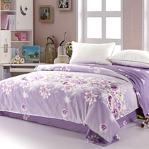 Love of the flower sea quilt cover single piece cotton cotton quilt cover cotton double 1 5m bedding 1 8 meters