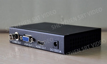 百万高清TVI AHD CVI D1转HDMI VGA CVBS四合一视频转换器转换盒