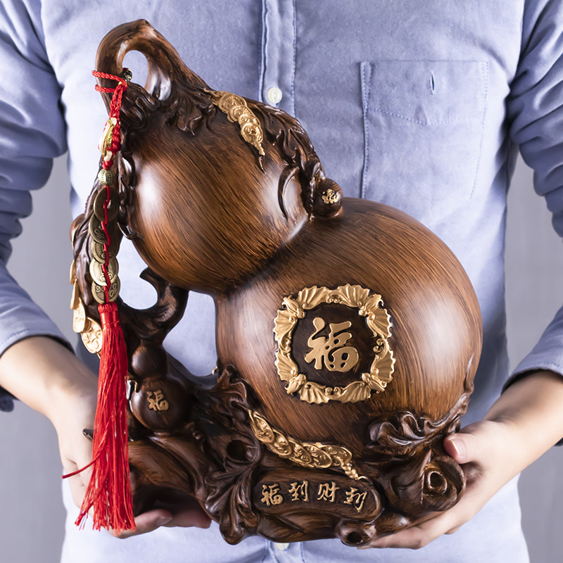 Creative super capacity gourd piggy bank 2022 new adult piggy bank large piggy bank living room ornaments