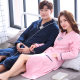 Catman Spring, Autumn and Summer Cotton 100% Cotton Couple Pajamas for Men and Women Short-Sleeved Thin Silk Bathrobes for Women Korean Style Home Clothes