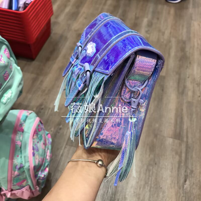 Spot-Australia Smiggle New Shoulder Shoulder Phụ nữ Túi thông thường Cô gái Túi đeo chéo nhỏ Sinh nhật Quà tặng - Túi bé / Ba lô / Hành lý balo học sinh