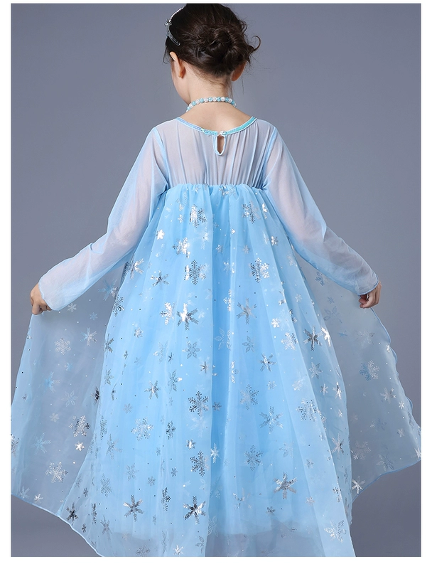 Aisha Frozen Aisha Snow White Dress Cô gái Sophia Cinderella Show Halloween dành cho trẻ em - Trang phục