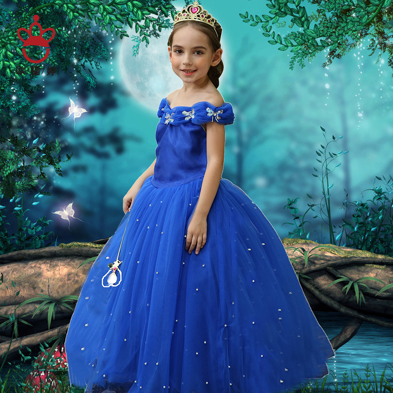 Aisha Tuyết Cạnh Aisha Bạch Tuyết Dresses Cô gái Sophia ngồi halloween trẻ em trang phục