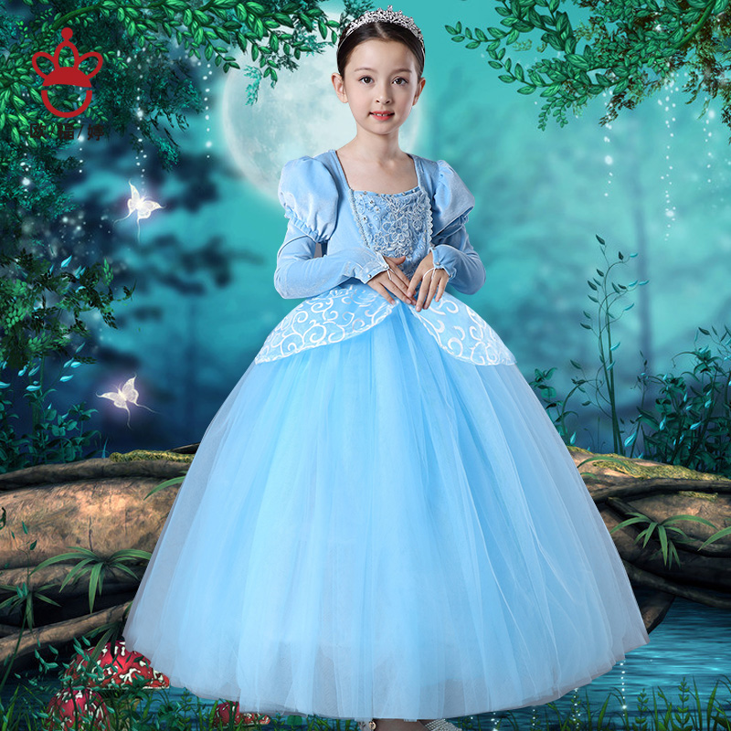 Aisha Tuyết Cạnh Aisha Bạch Tuyết Dresses Cô gái Sophia ngồi halloween trẻ em trang phục