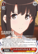 2-person きりの打ち合わせ 恵U black and white wings passerby heroine F SHS W98-073