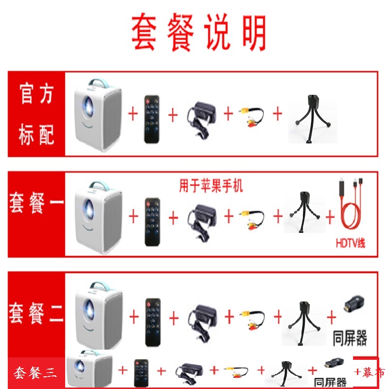 Máy chiếu mới Q2 mini rạp hát tại nhà trẻ em bảo vệ mắt HD giáo dục sớm máy điện thoại di động ngoài trời WiFi thông minh - Máy chiếu