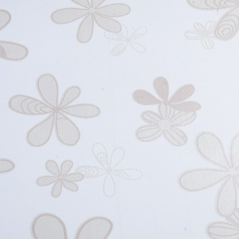 包郵特價pvc牆紙自粘壁紙白底五葉花簡約現代客廳臥室背景牆