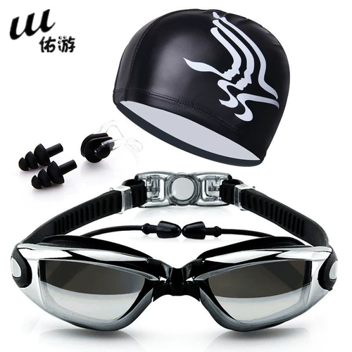 佑游 Очки для плавания, водонепроницаемый плавательный аксессуар для плавания без запотевания стекол подходит для мужчин и женщин, дайвинг