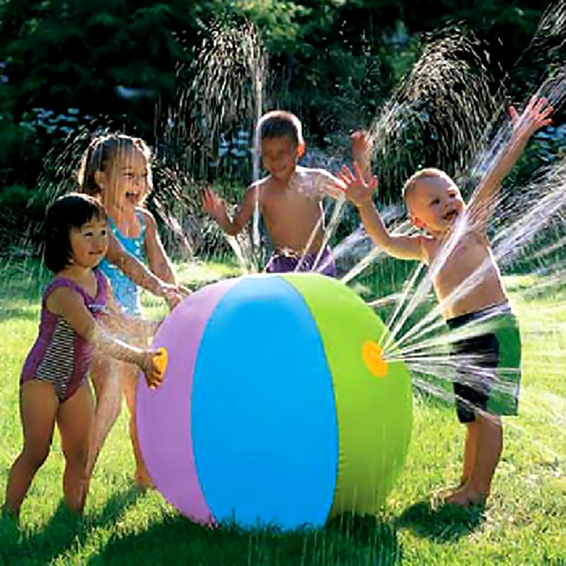 Water spray beach balls children's play water polo inflatable leather ball Enlarge Inflatable Water Polo Beach Meadow Fight Water Polo Water Polo Ball
