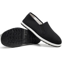 Military single cloth shoes men and women black driver shoes casual board shoes breathable comfortable shoes old Beijing fashion
