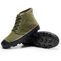 Sichuan Zhifeng high waist liberation shoes men and women wear-resistant work shoes construction site shoes labor insurance high-top shoes rubber shoes black head deep teeth