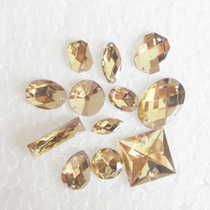 Hand seam drill flat drill champagne color hand seam drill shoes clothing accessories mobile phone beauty accessories diy jewelry accessories