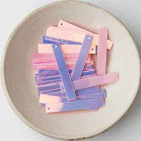 Розовый, прямоугольный, 40mm